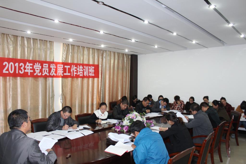 纽约国际官网举办2013年党员发展工作专题培训班